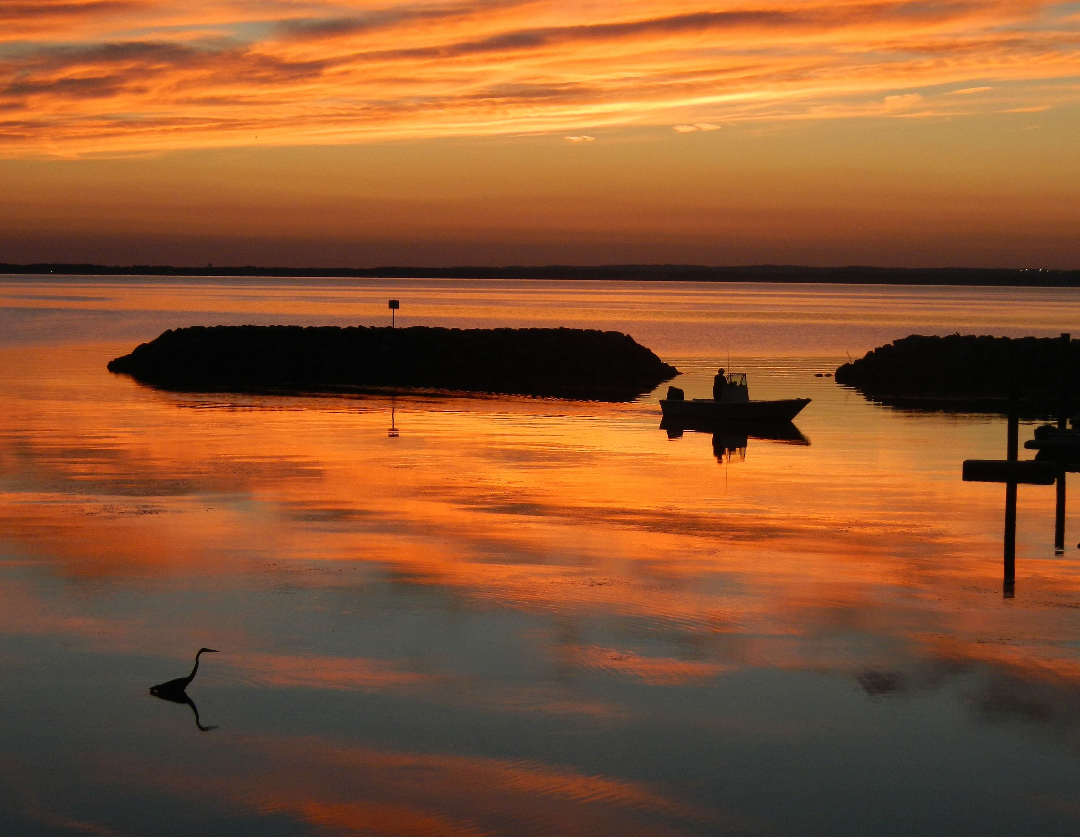 Sunset over the Susquehanna Flats